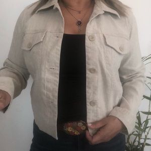 Liz Claiborne Linen jacket